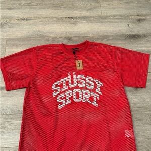 Stussy Red Mesh Tee
